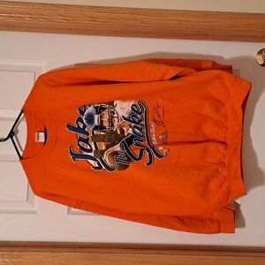 Denver Broncos Jake the Snake Orange Sweatshirt - XL